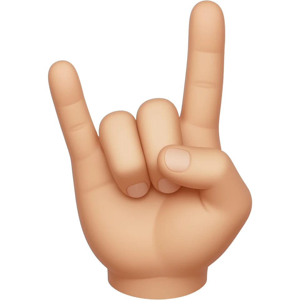 Make this emoji with 🤘 emoji