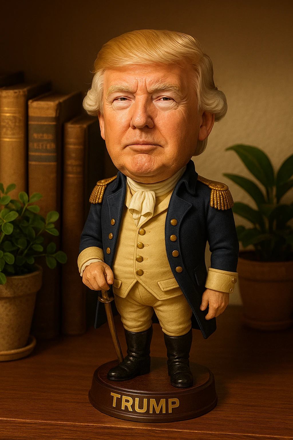 Трамп в образе Джорджа Вашингтона emoji