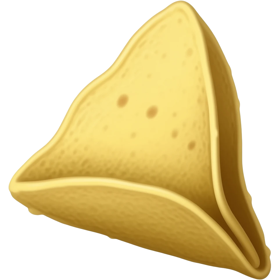 single tortilla chip emoji