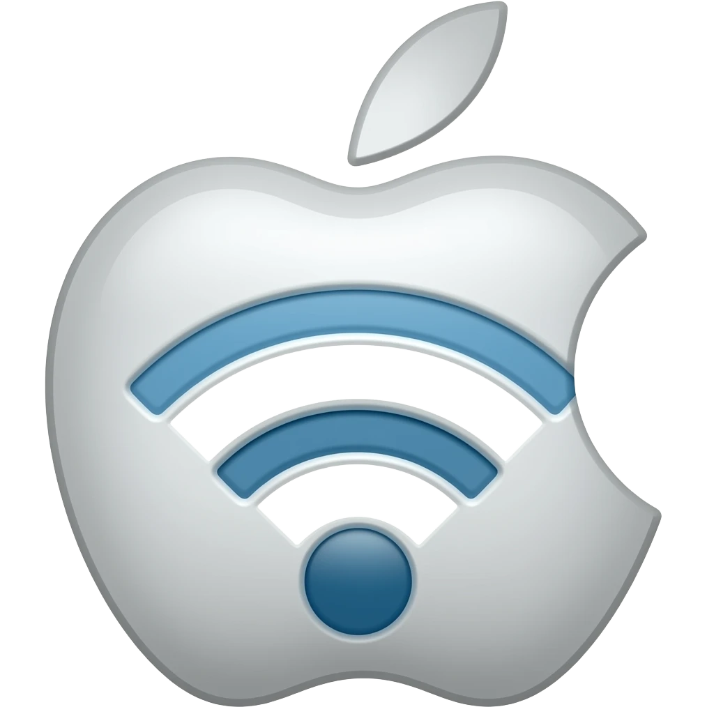 Wifi logo apple style UI emoji