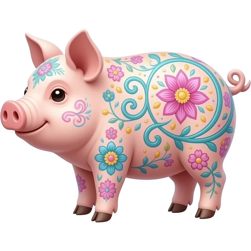 rococo pig emoji