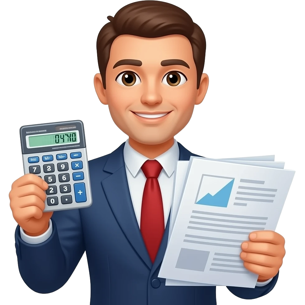 persona de nomina y prestaciones sociales  con documentos emoji