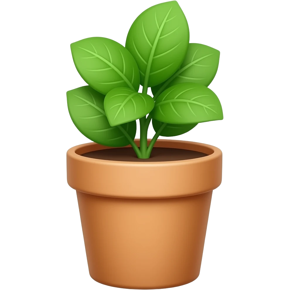 small plant pot emoji