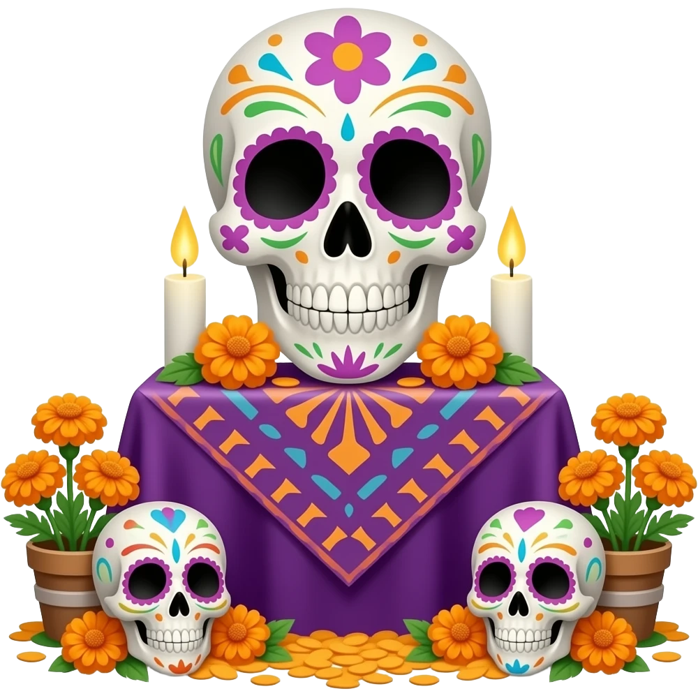 day of muerte emoji