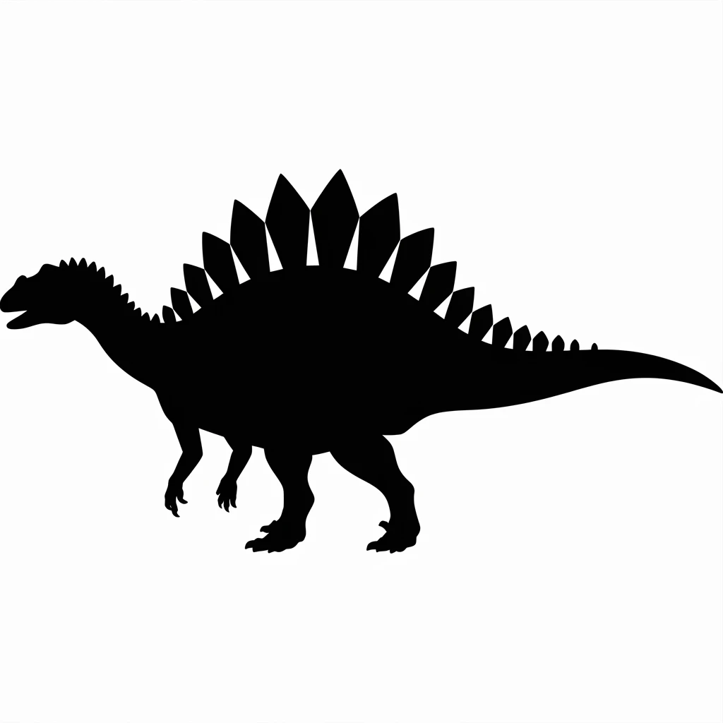 Ceratosaurus icon black silhouette emoji
