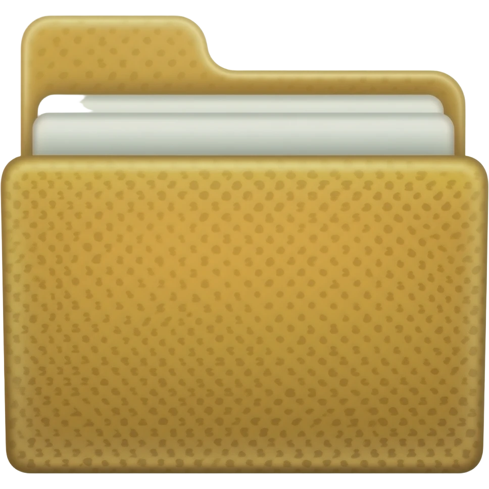 retro folder emoji
