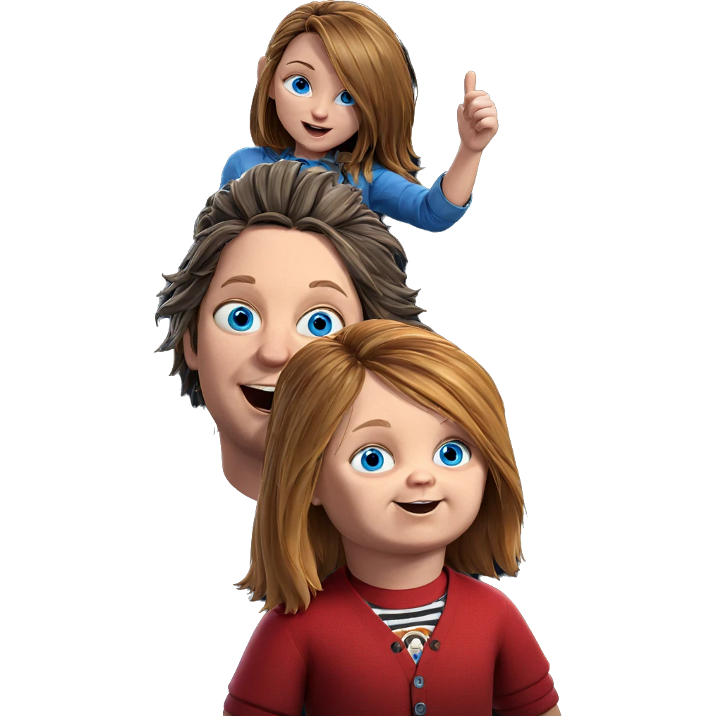 blue eyes and friendship emoji