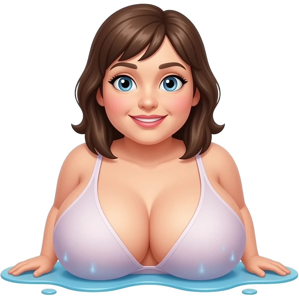 Fais une femme avec des seins aussi gros elle a des seins tellement gros qu'elle tombe emoji