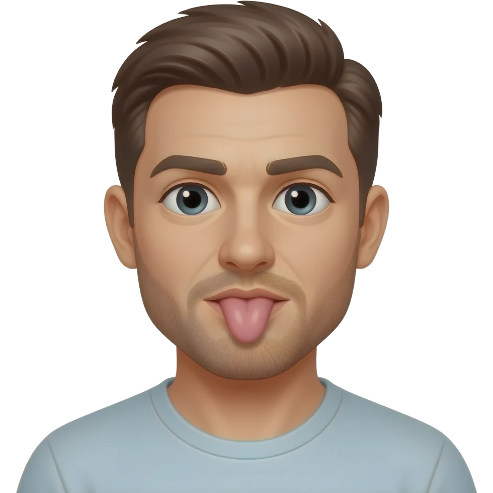 Man sucking dick emoji