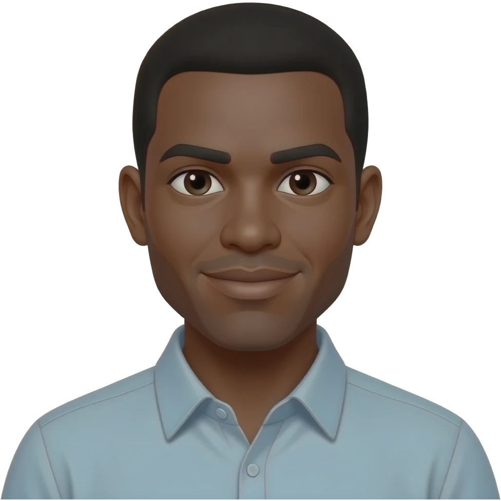 Make him a little more black emoji