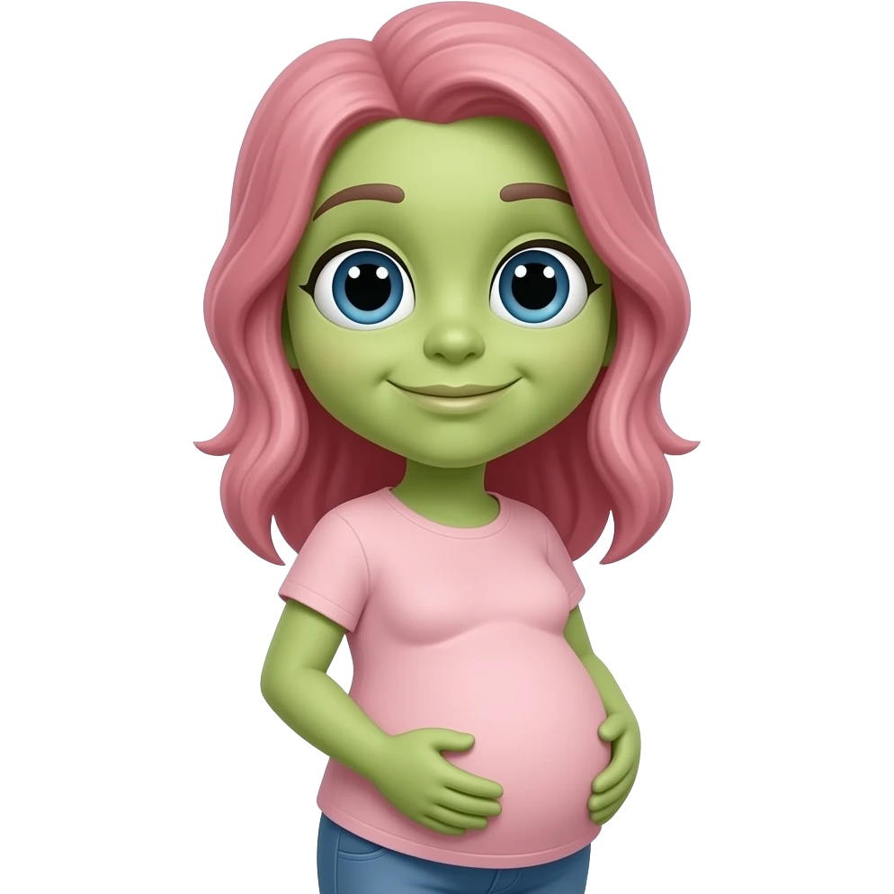 Grok pregnant emoji