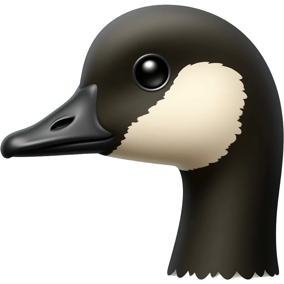 Create a Canada goose logo brand emoji