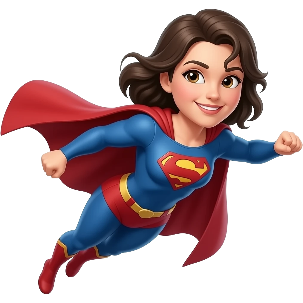 superwoman volando emoji