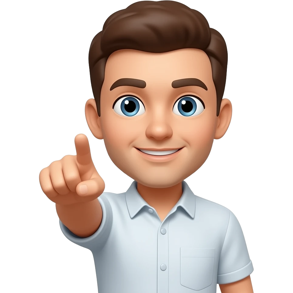 finger pointed at us emoji