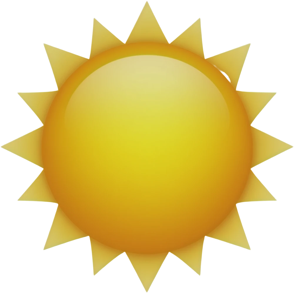 Sun emoji