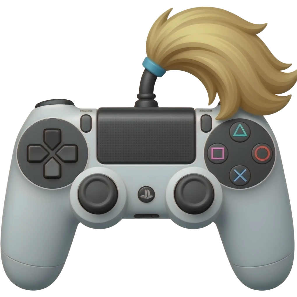 Ps6 controller with ponity ends emoji