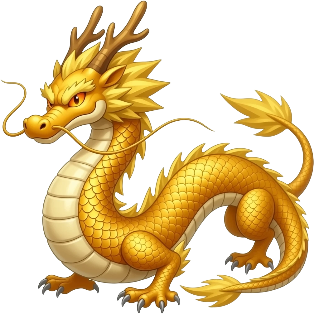 Dragon Shenron de dragon ball z en emoji réaliste emoji