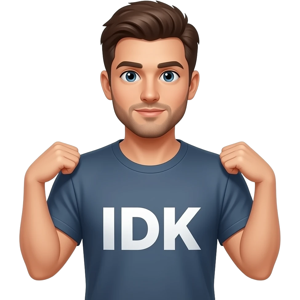 sexy Idk shrug emoji