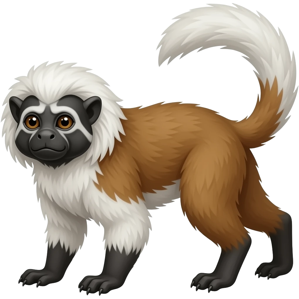Cotton-top-Tamarin-Weasel-Hybrid emoji