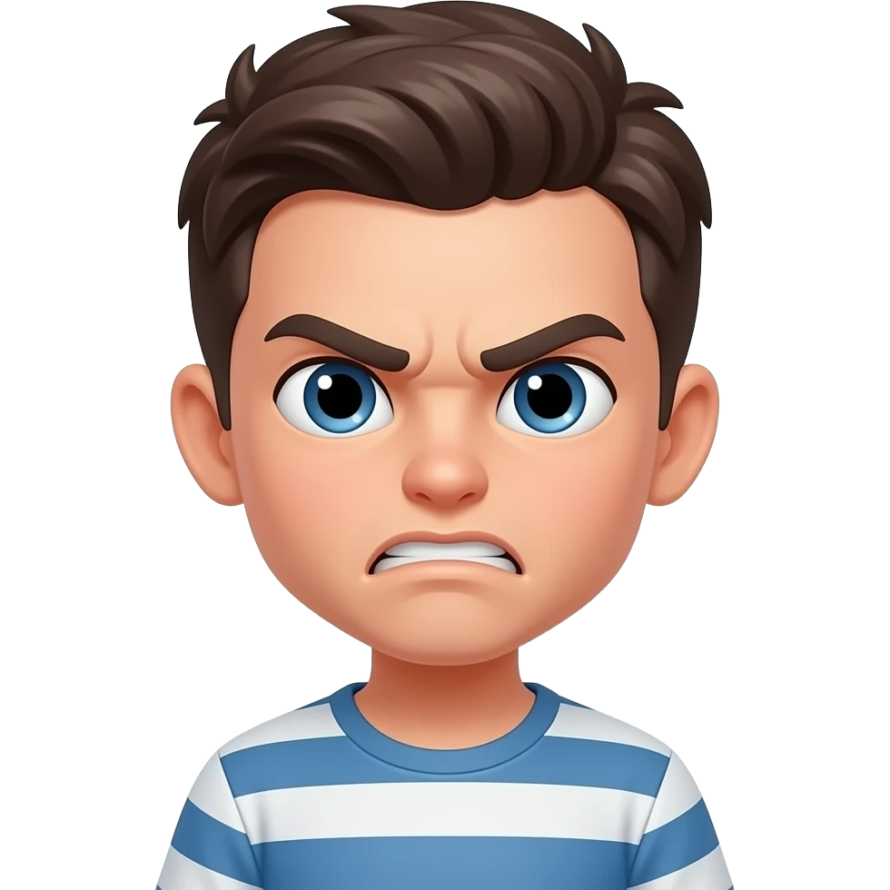 Boy angry emoji