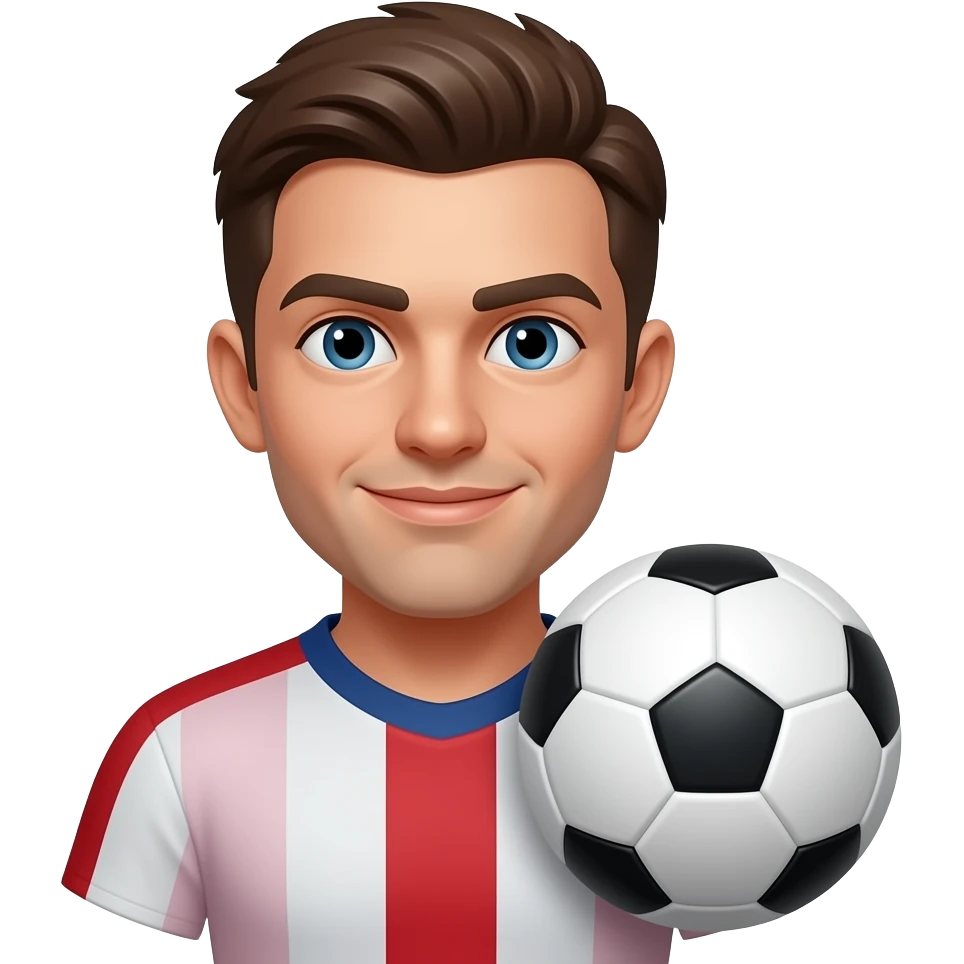 ia de soccer o con un balon de futbol emoji