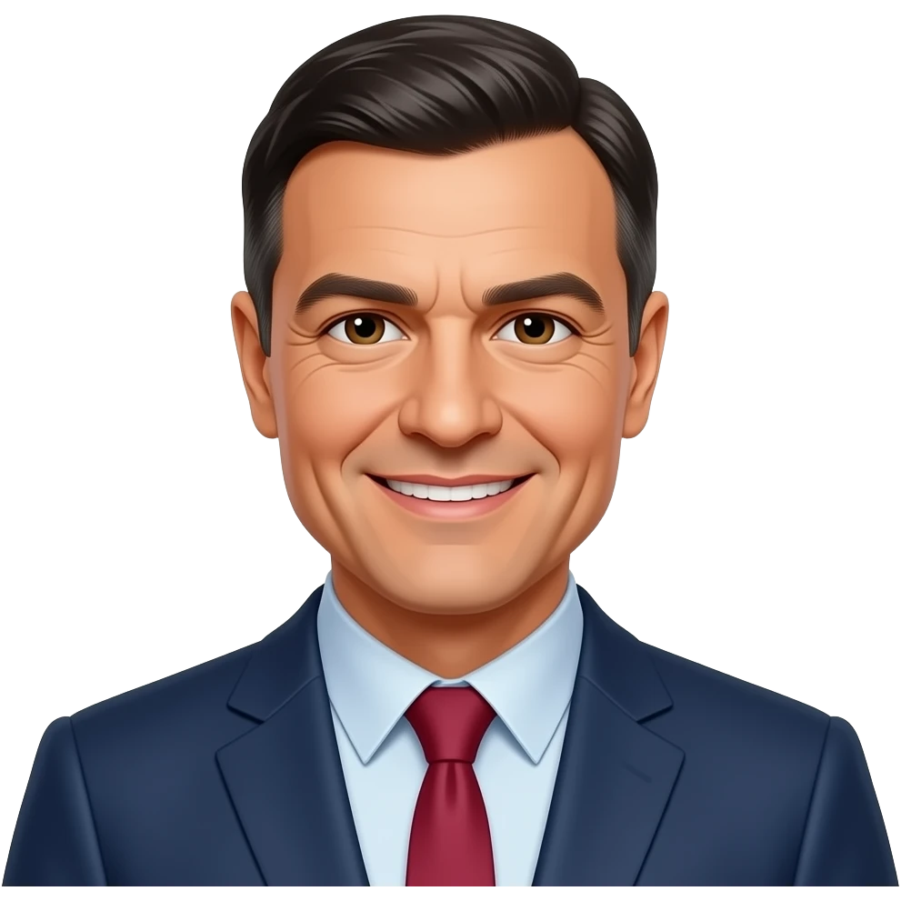 Pedro Sanchez serio emoji