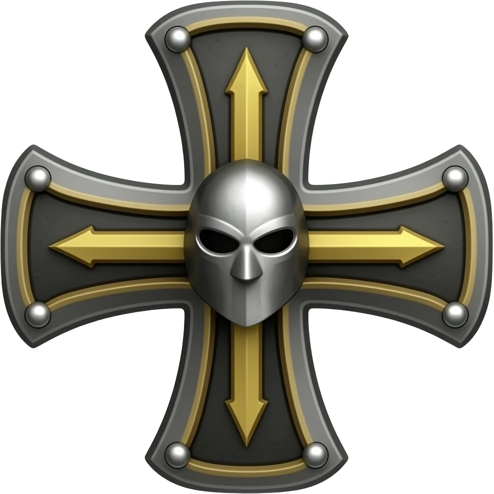 Black Templar Cross emoji