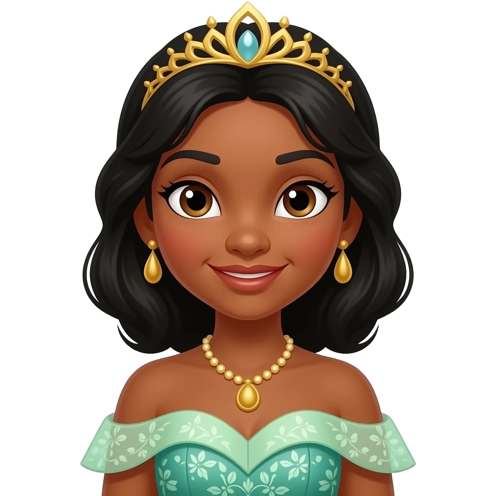 Tiana from Disney Princess emoji