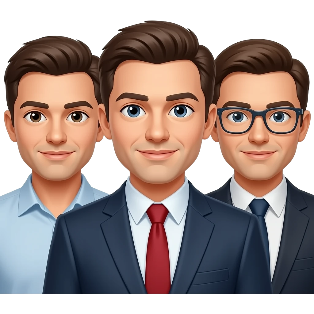 3 man emoji