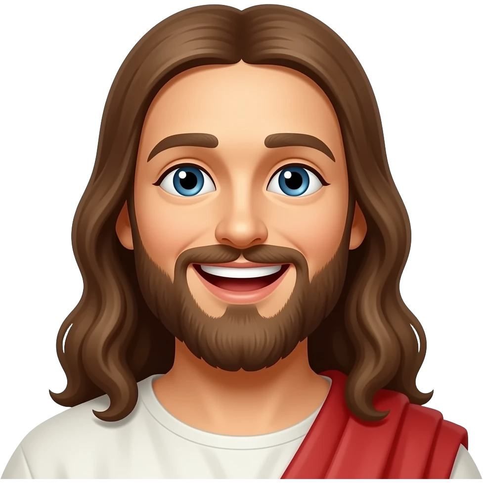 Laughing Jesus emoji