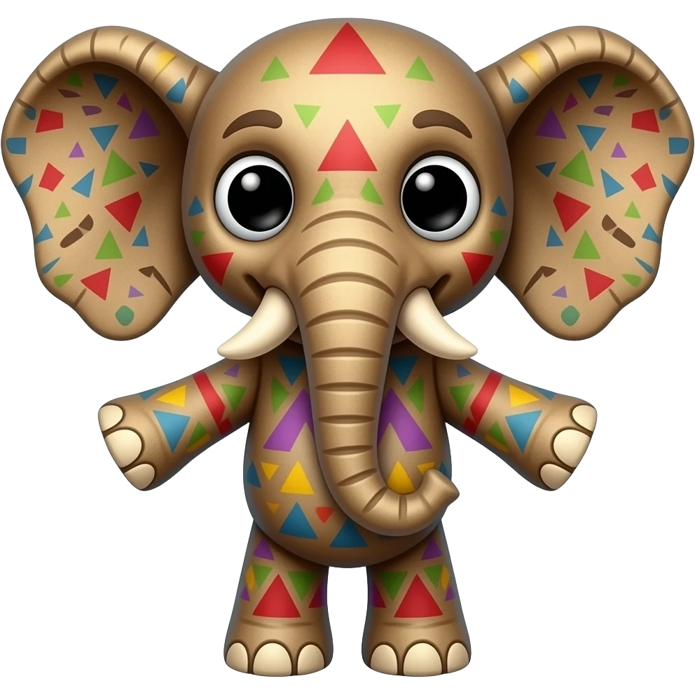 Elephant voodoo doll emoji