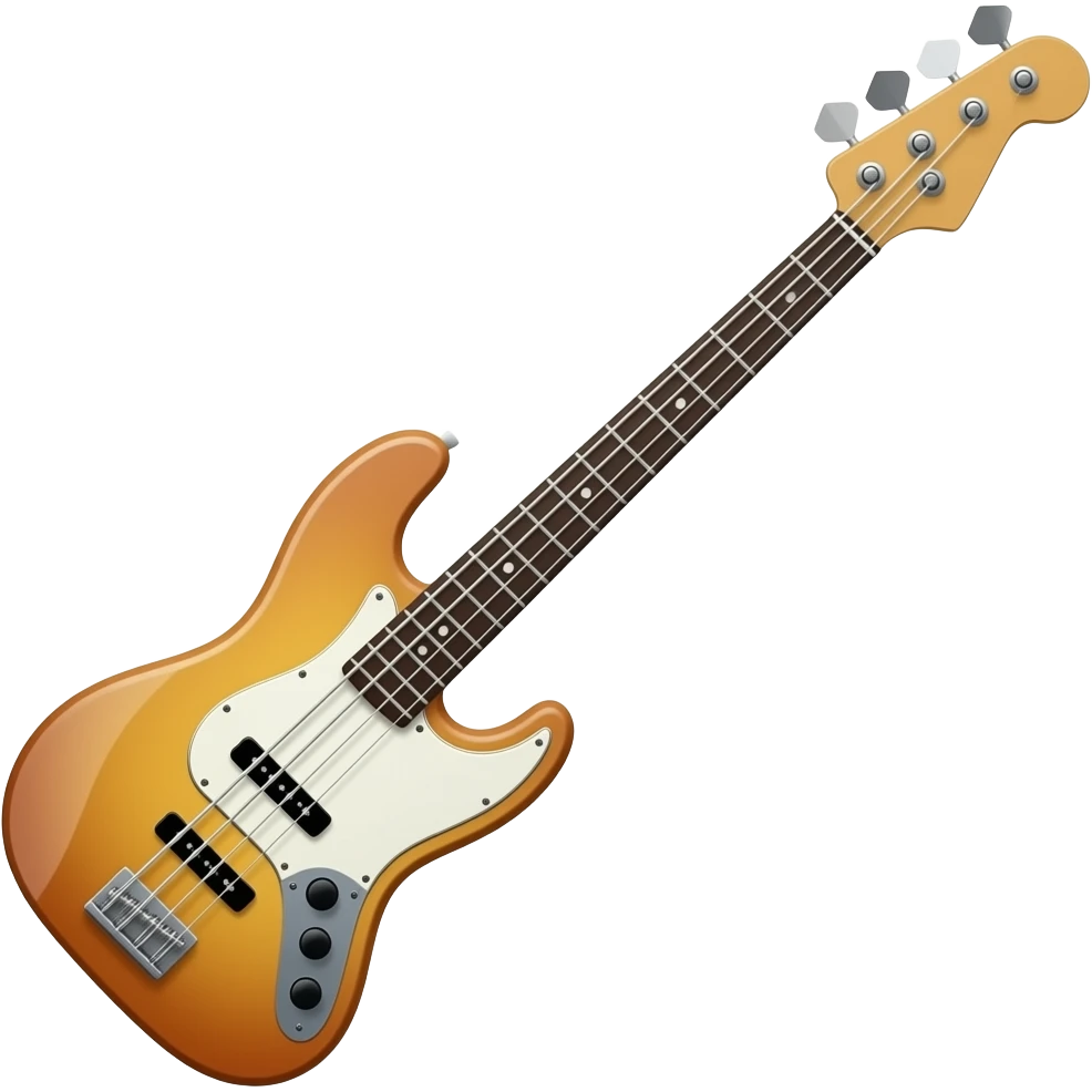 Bajo eléctrico emoji