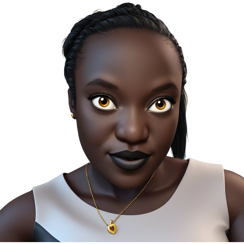 dark beauty with striking eyes emoji