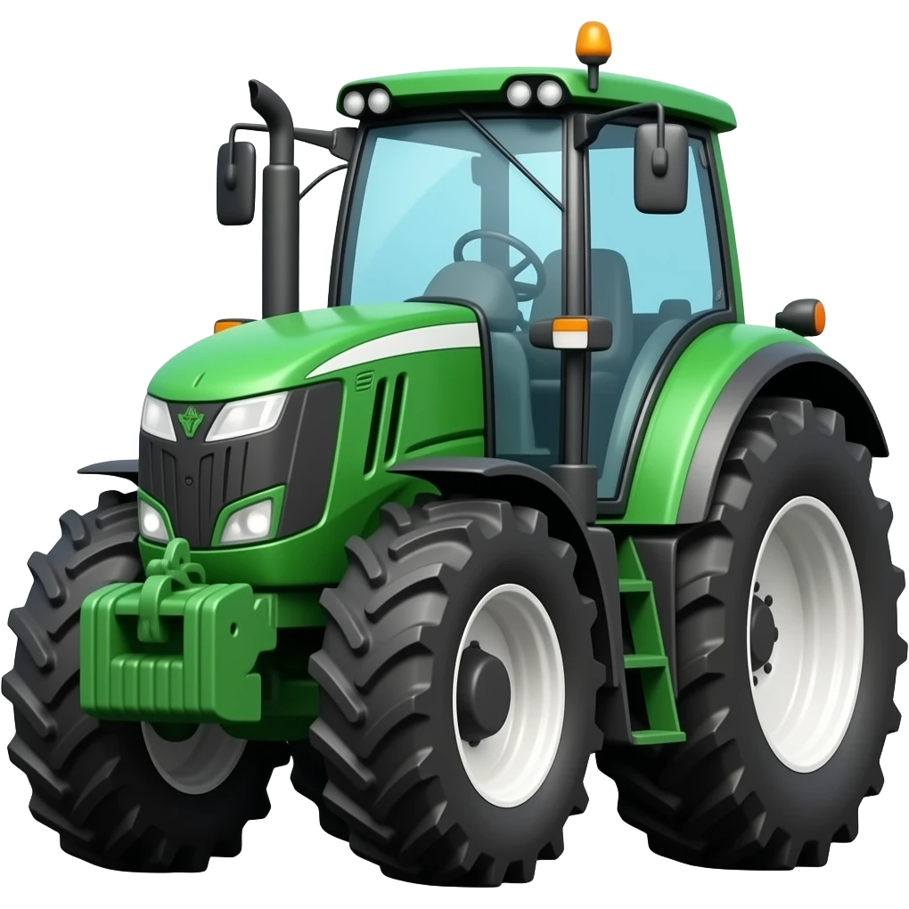 Green tractor emoji