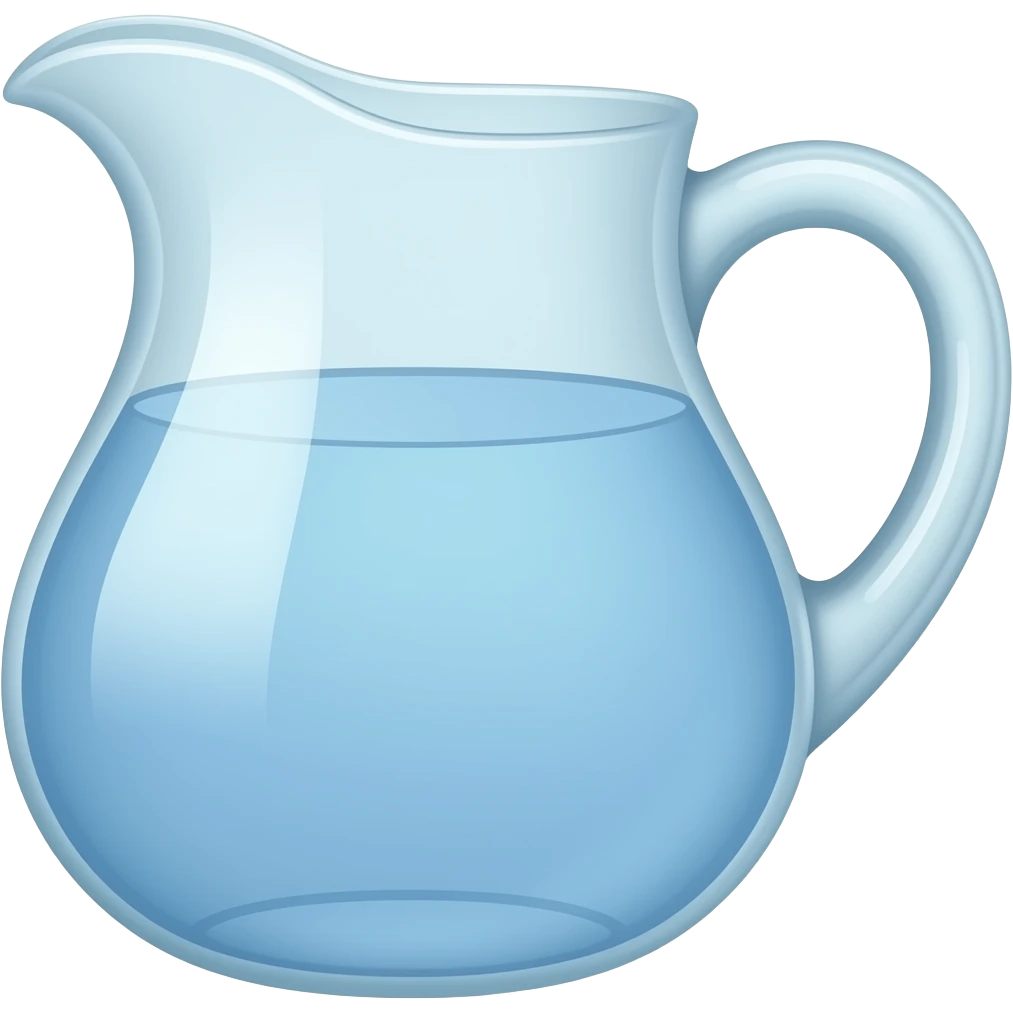 pitcher of water emoji