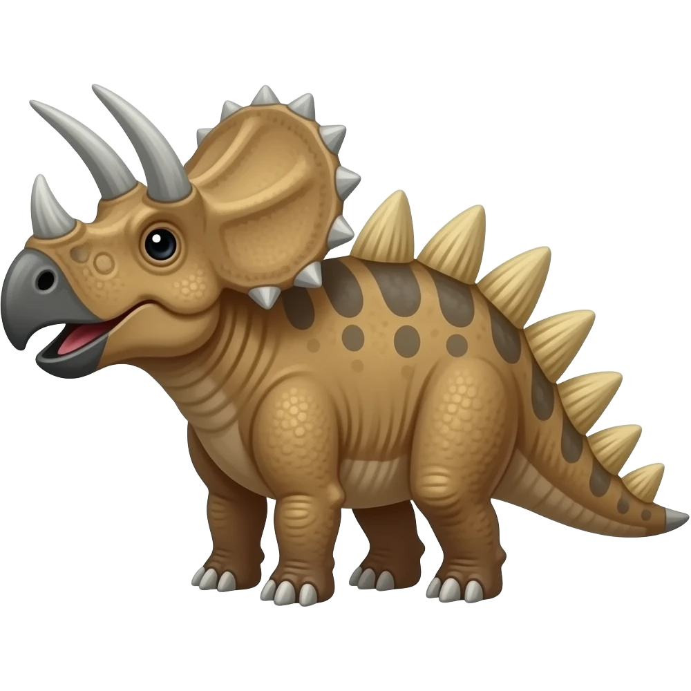 Triceratops emoji
