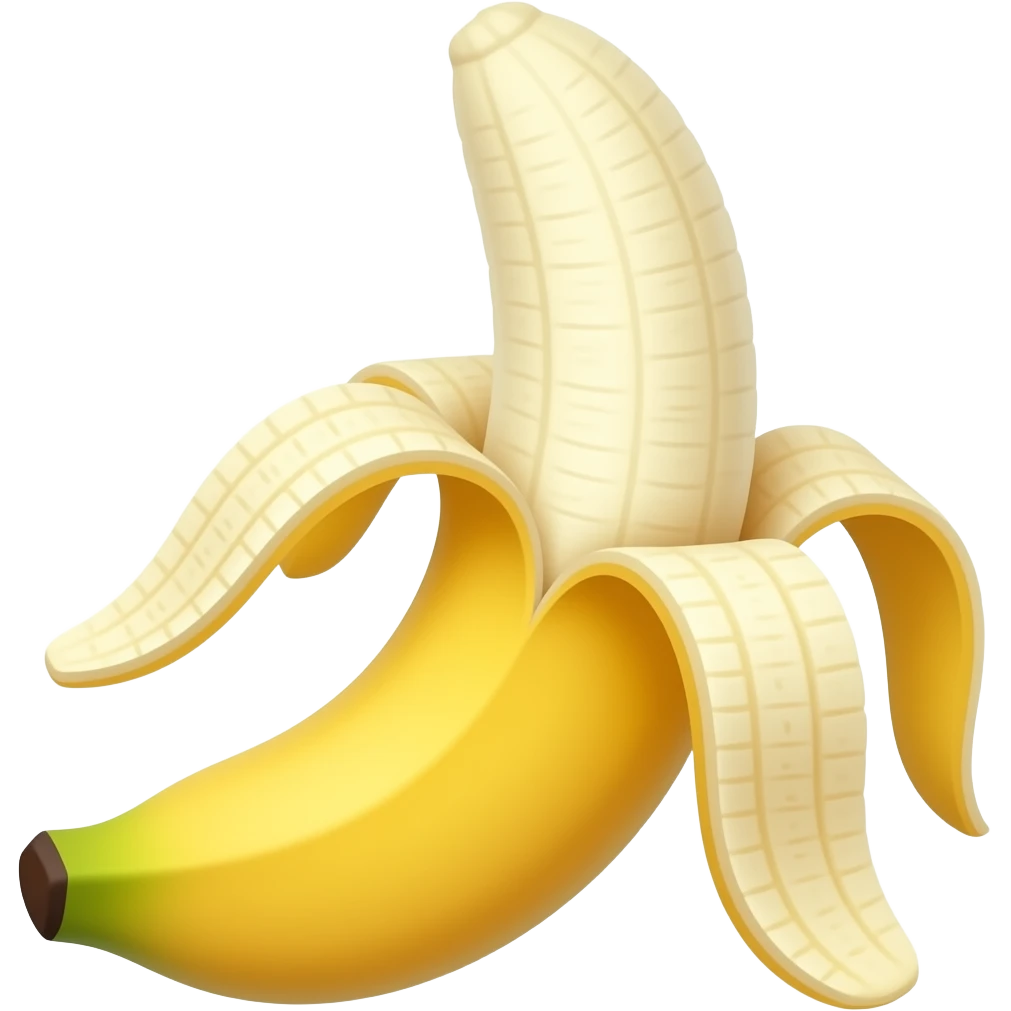 Complete banana peel emoji