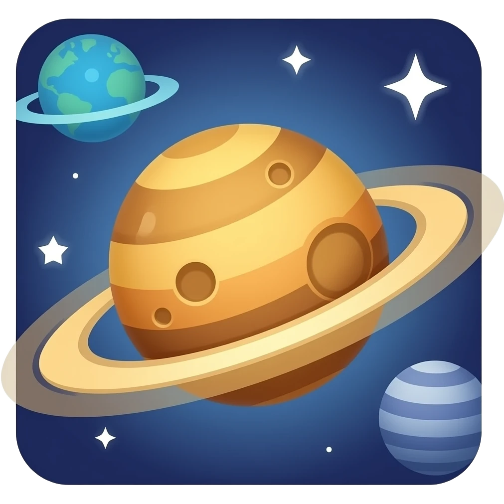Cozy space game symbol emoji