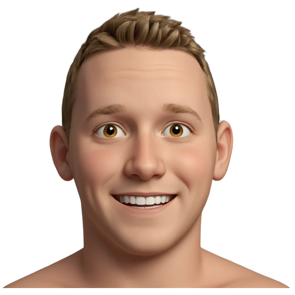 smiling boy portrait close-up emoji