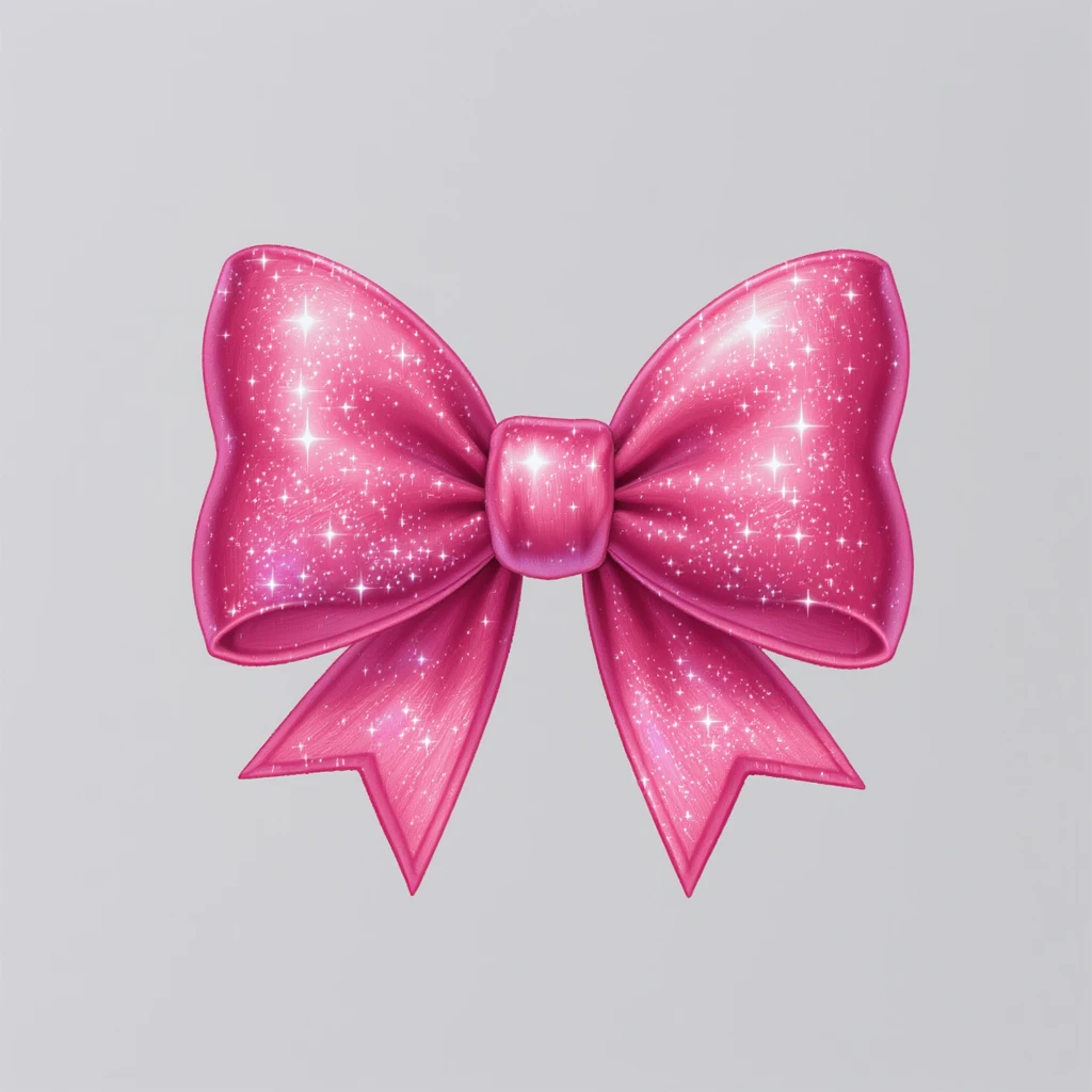 bow emoji, cute and shiny, no background emoji