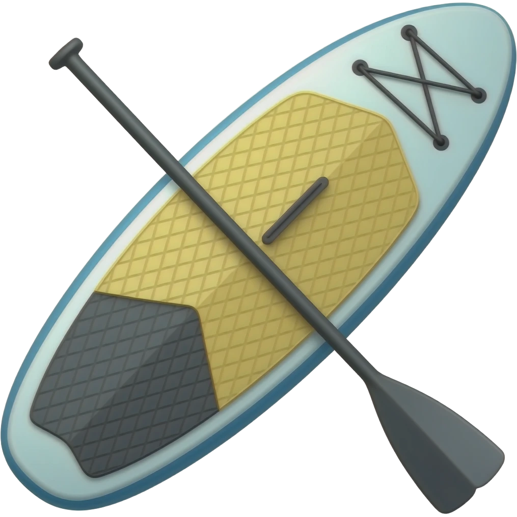 shot paddle  board emoji