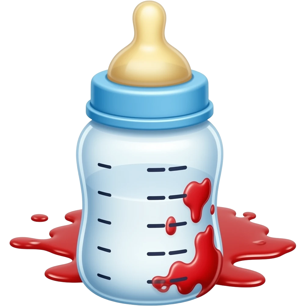 Kanlı biberon emoji