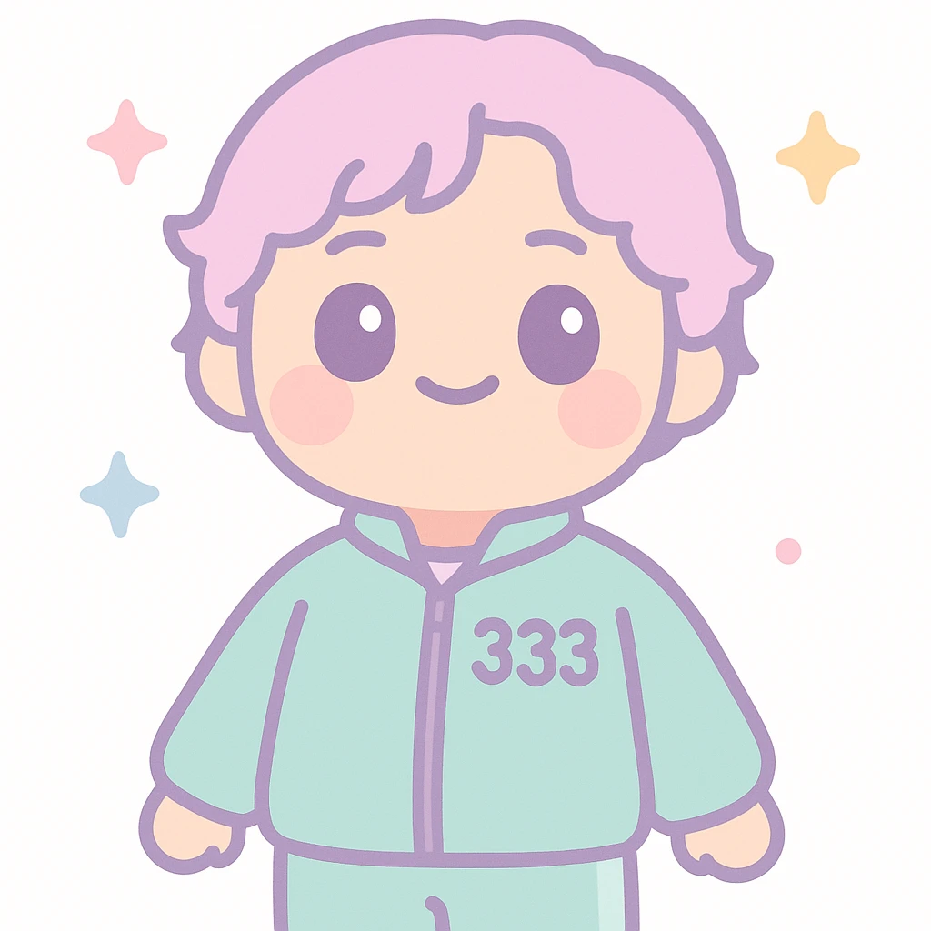 Player 333 From Squid Games  emoji