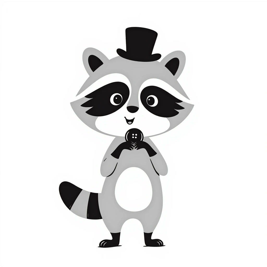 Raccoon emoji