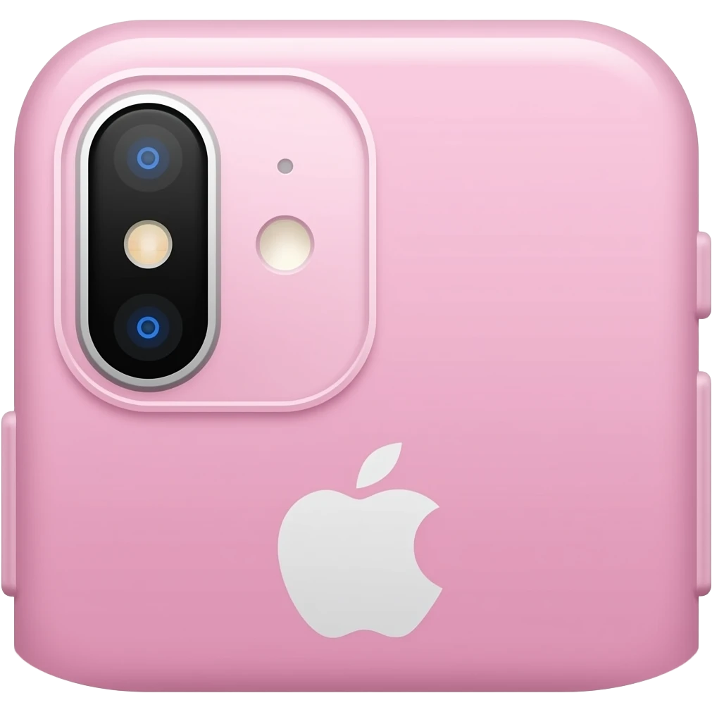 Make a pink cool iphone emoji emoji