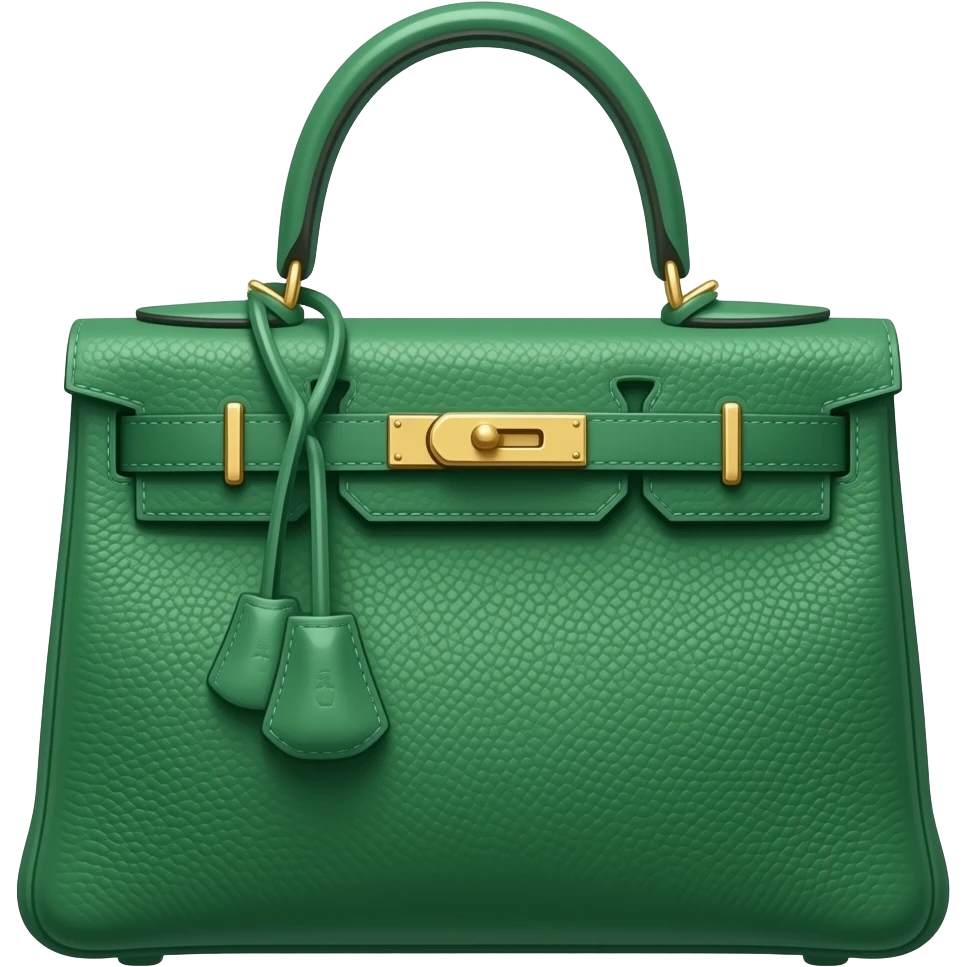 green hermes bag emoji