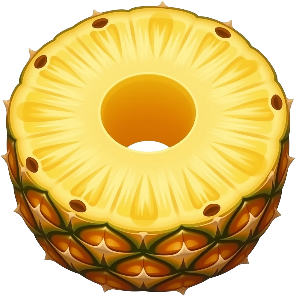 Pineapple upsidedown emoji
