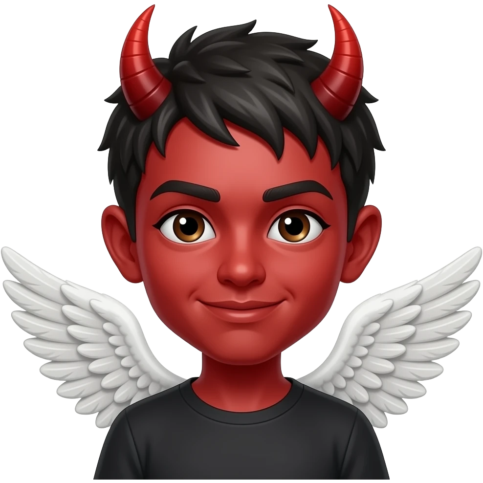 devilish angel emoji