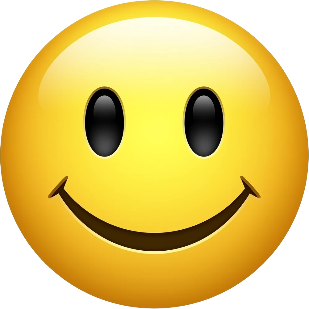 🥹 yellow smiely emoji