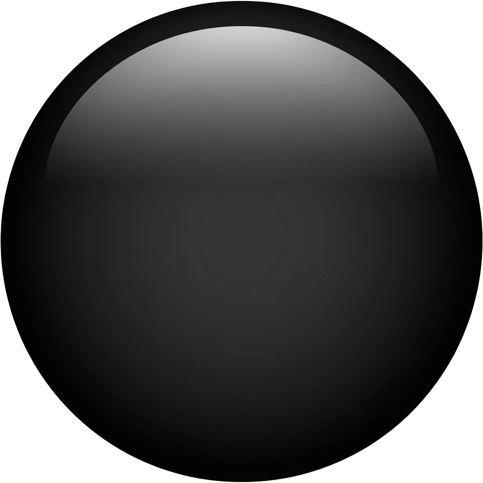 Black circle emoji
